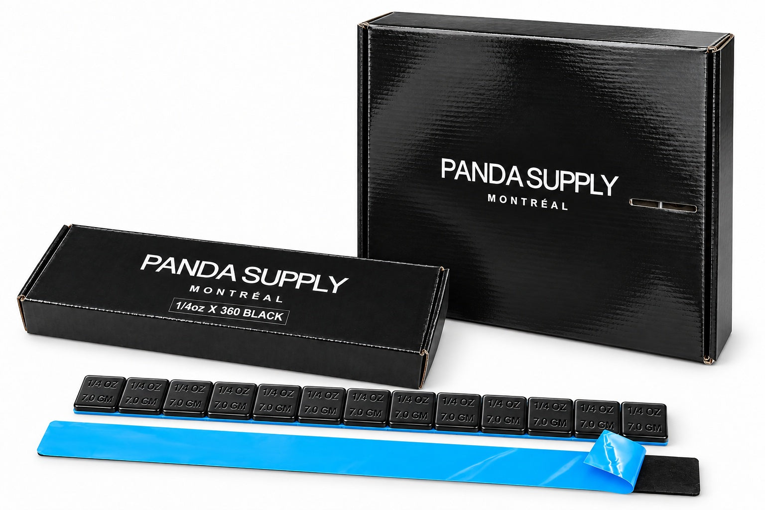 Masses adhésives Panda Supply avec boîtes